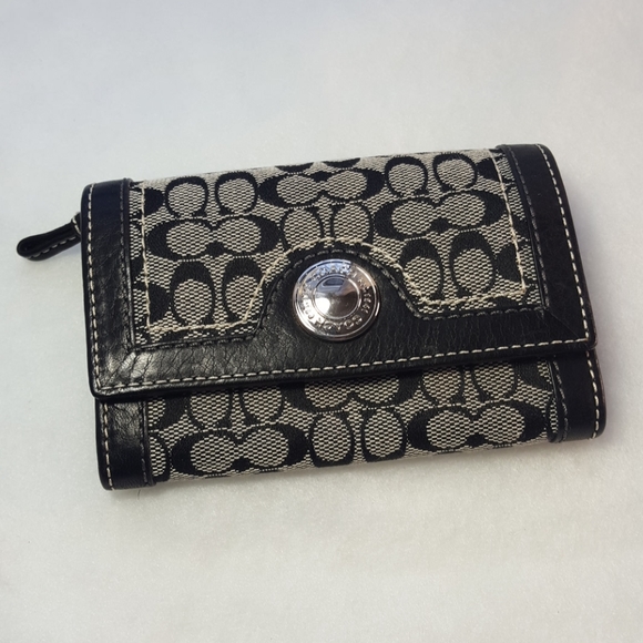 Coach Handbags - Gray Coach Signature C's Wallet
